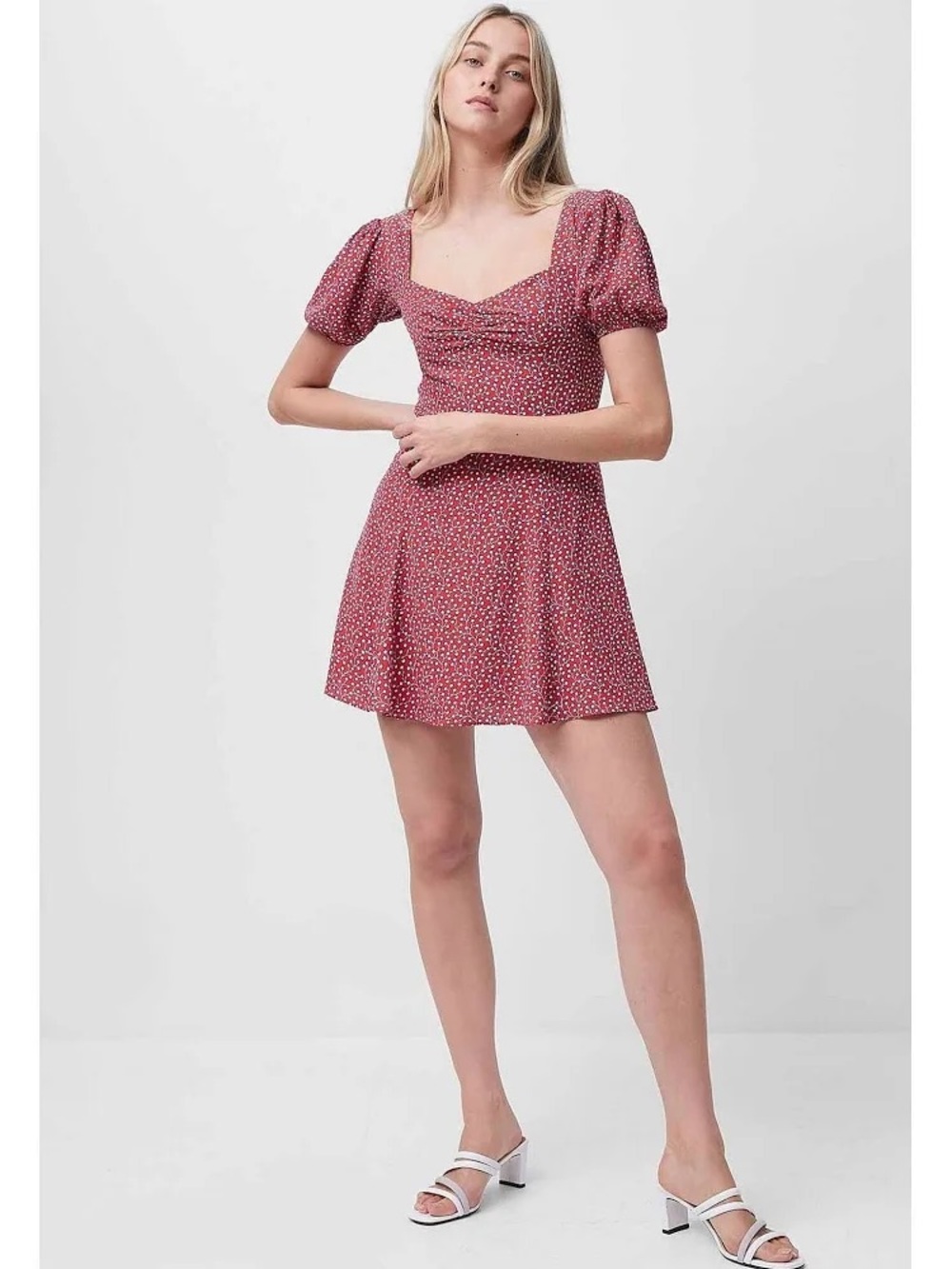 French Connection Elao Verona Puff Sleeve Dress